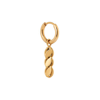 Oorbel per stuk K.SH.334.1 Spirit goud - Label Kiki