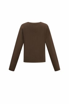 Vest asymmetrisch bruin 