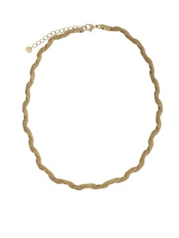Ketting gedraaid goud - Rose &amp; Camellia