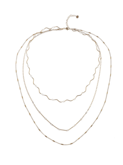 Dubbele ketting minimalistisch goud - Rose &amp; Camellia