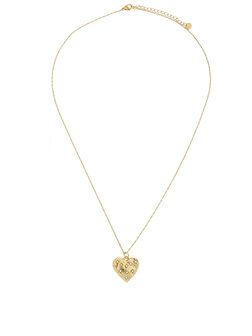 Ketting hartje met diamantjes goud - Rose &amp; Camellia