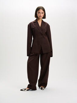 Getailleerde blazer Miley Bruin - Refined Department