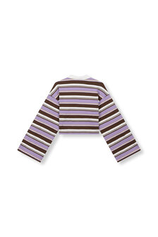 Polo Muse gestreept Bruin Paars - Refined Department