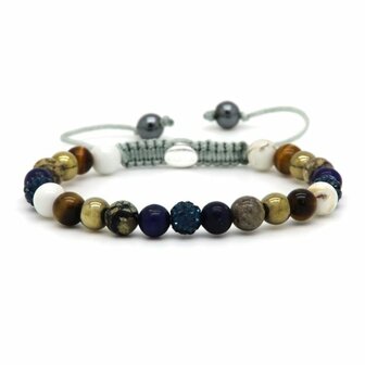 Armband spiral Arimee blue crystal xs - Karma