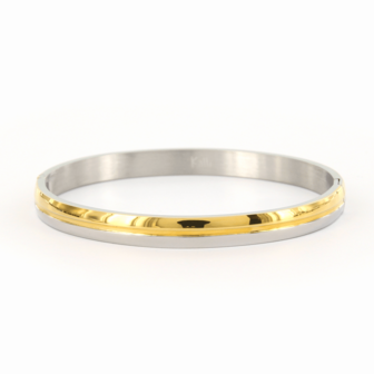 Bangle Mila goud en zilver - Kalli
