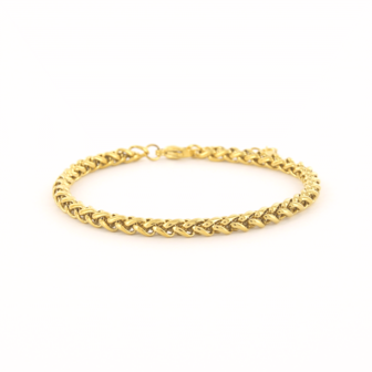 Armband Vossenstaart Odilia goud - Kalli