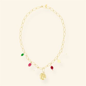 Ketting MH133 Renaissance coin - MableHappiness