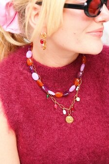 Ketting MH133 Renaissance coin - MableHappiness