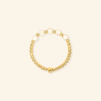 Ring MH253 Champagne shower - MableHappiness