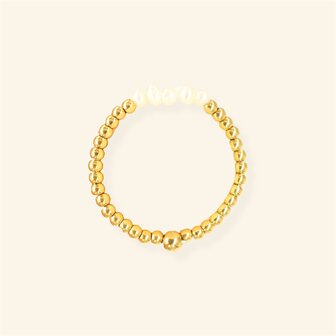 Ring MH264 Mini pearl - MableHappiness