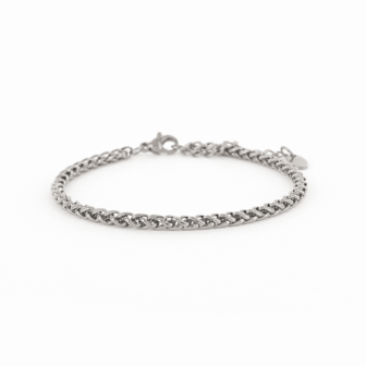 Armband Vossenstaart Paloma zilver - Kalli