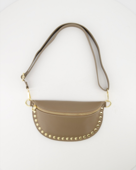 Tas Debby leer taupe - Teatro