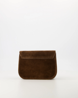 Tas Flora suede donkerbruin - Teatro