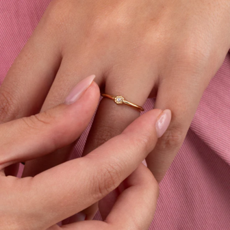 Friends ring Livia goud FR71 - Melano