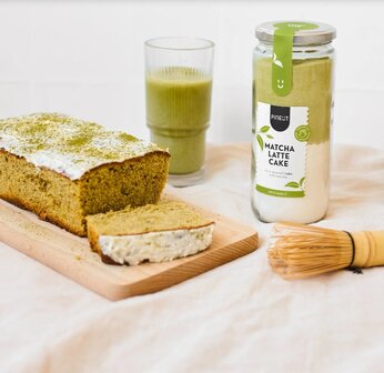 DIY matcha &amp; witte chocolade cake - Pineut