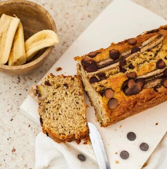 DIY chocolade bananenbrood cake - Pineut