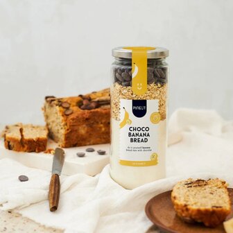 DIY chocolade bananenbrood cake - Pineut