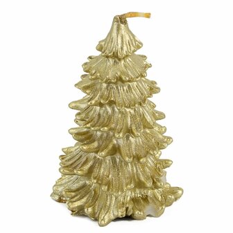 Kaars kerstboom - goud