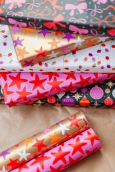 Inpakpapier kerst - verschillende prints