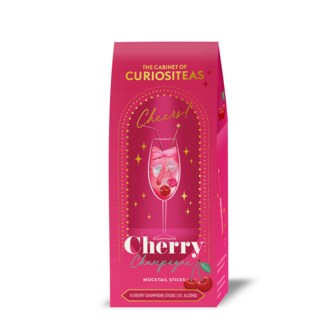 Mocktail Sticks Cherry Champagne - Curiositeas