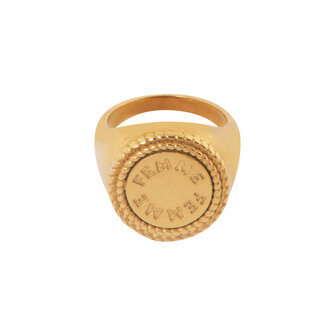 Ring K.R.054.6 Femme goud - Label Kiki