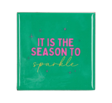 Tegeltje It is the season to sparkle