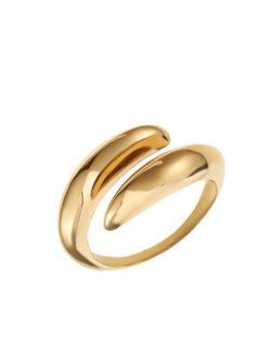 Ring golf goud - Rose &amp; Camellia