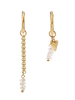 Oorbellen sparkle goud - Rose &amp; Camellia