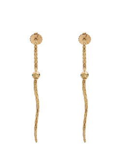 Oorbellen slangen goud - Rose &amp; Camellia