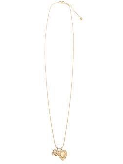 Lange ketting klavertjevier en hartje goud - Rose &amp; Camellia