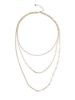 Dubbele ketting elegant goud - Rose &amp; Camellia