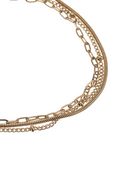 Armband driedubbel goud - Rose &amp; Camellia