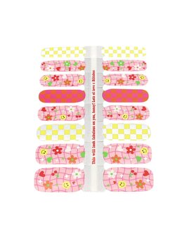 Nagel stickers Checker Cheer - Blitsbee