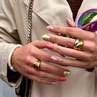 Nagel stickers Checker Cheer - Blitsbee