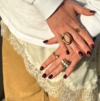 Nagel stickers Dark Rouge - Blitsbee