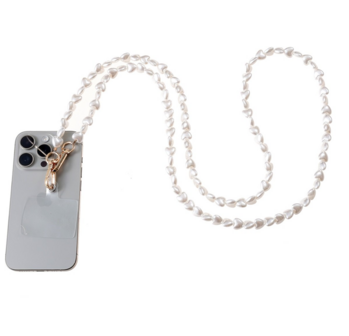 Telefoonkoord lang T560-2 Hartjes parels - Day&amp;Eve