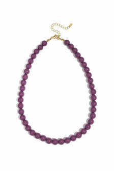 Kralen ketting paars