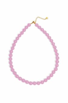 Kralen ketting roze