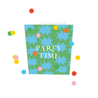 Confetti Card Party time - TheGiftLabel
