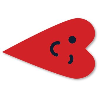 Kaart Heart Wink - TheGiftLabel