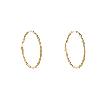 Oorbellen E4290-5-2 Basic gedraaide hoops groot goud - Day&amp;Eve 