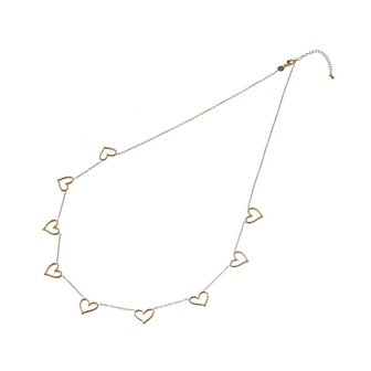 Ketting N56490-2 long hearts goud - ​​​​​​​Day&amp;Eve