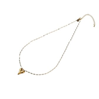 Ketting N5344-2 Hollow heart necklace goud - ​​​​​​​Day&amp;Eve 