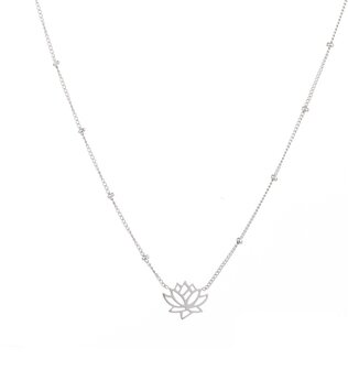 Ketting N1414-1 lotus zilver - Day&amp;Eve