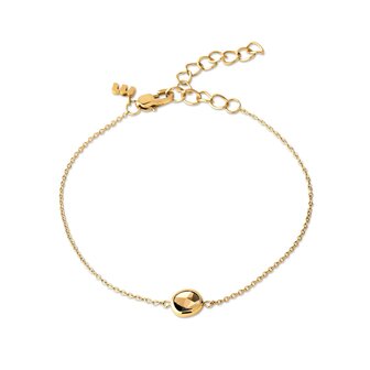 Armband Friends Scarlett coffee goud - Melano