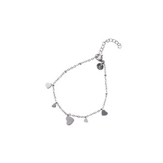 Armband B4499-1 hartjes zilver - Day&amp;Eve 