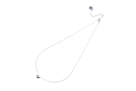 Ketting TN8829-1 full heart zilver - Day&amp;Eve