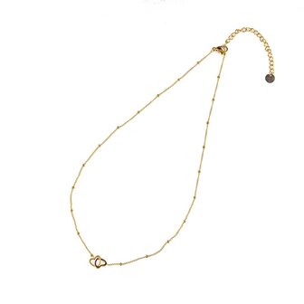 Ketting TN1327-2 double heart goud - Day&amp;Eve 