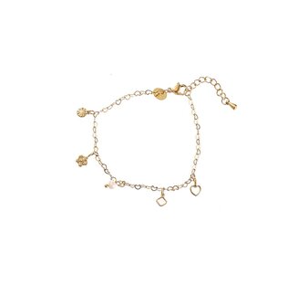 Armband TB56034-2 bedeltjes tiny goud - Day&amp;Eve