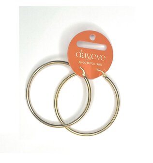 Oorbellen E1307-5-2 basic hoops 50mm goud - Day&amp;Eve